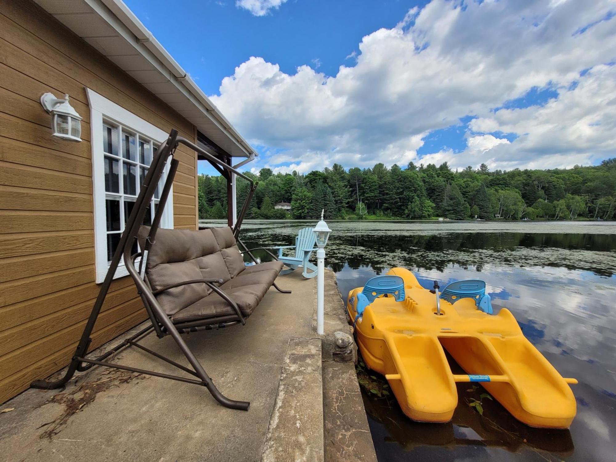 Chalet Zenitude Lac Bastien Saint-Alphonse-Rodriguez Ngoại thất bức ảnh